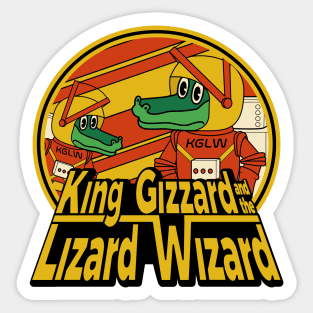 King Gizzard and the Lizard Wizard - truckfighters crossover Sticker